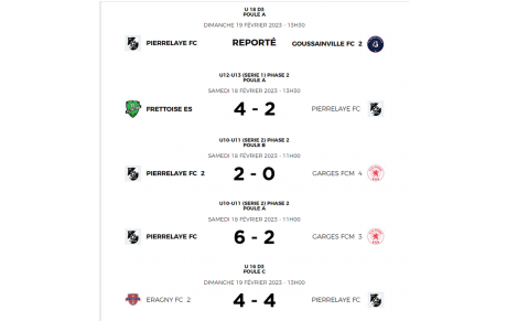 Matchs du Week-end